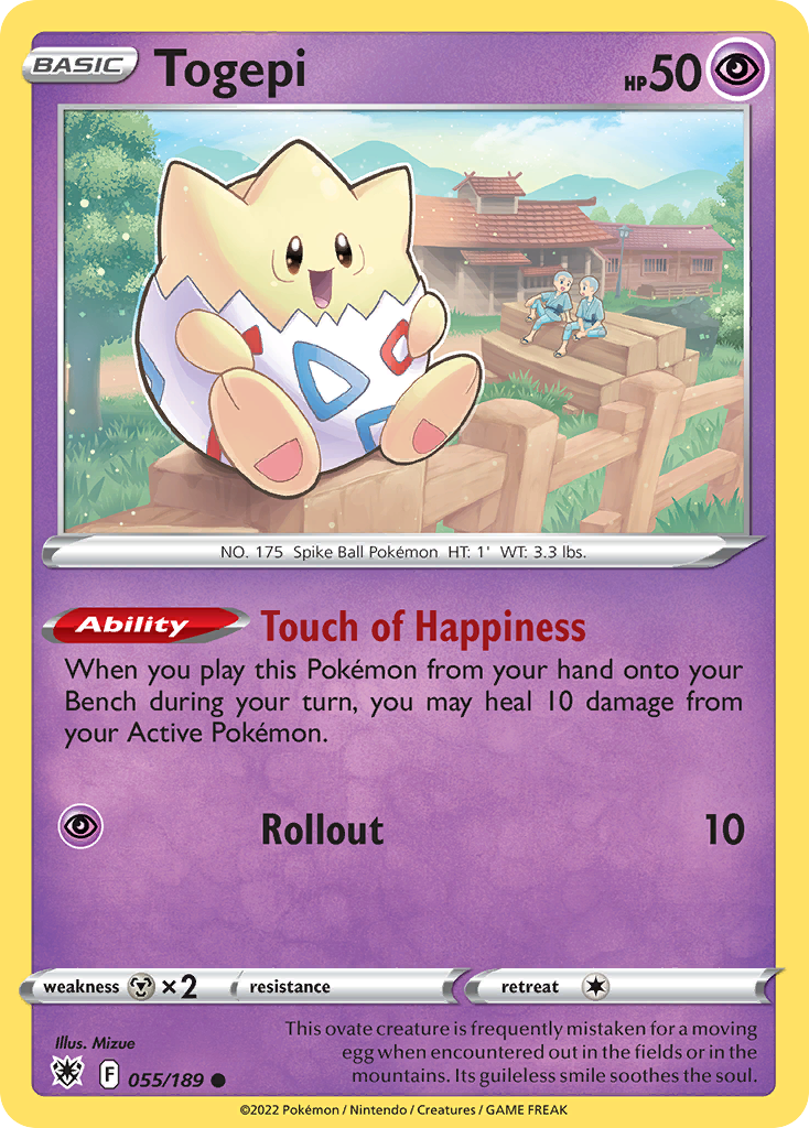 Togepi — illustrated card