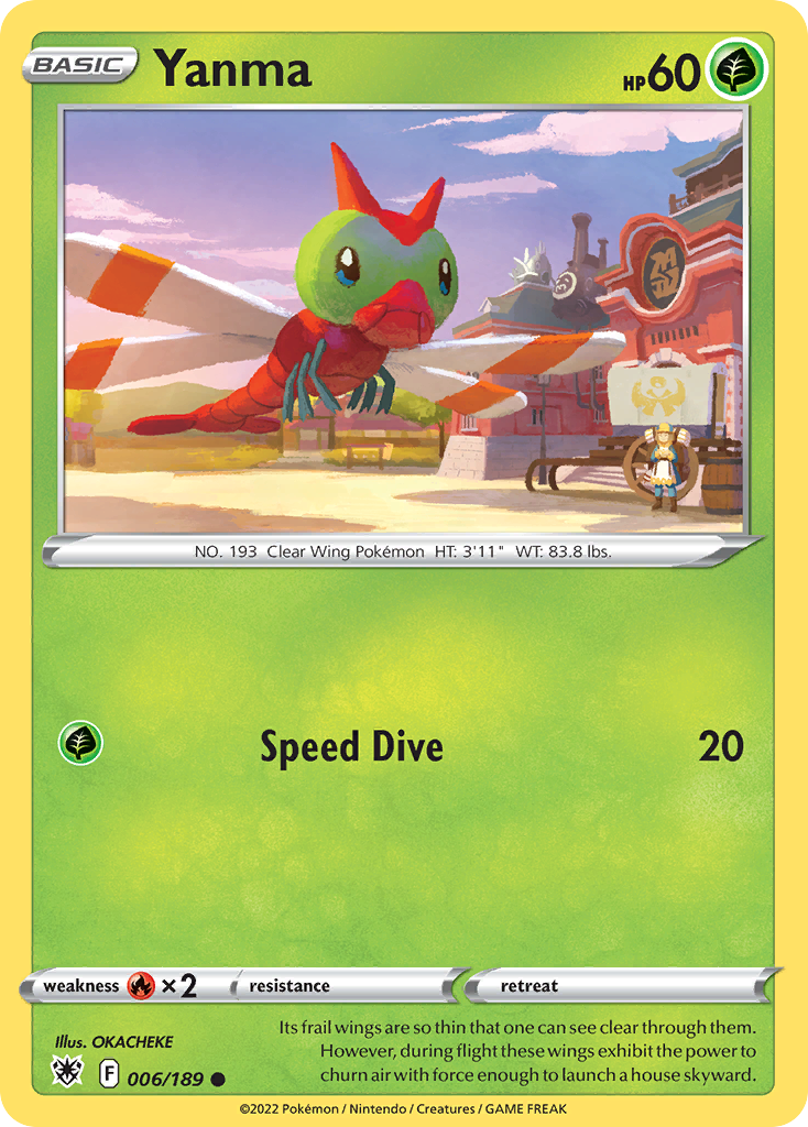 Yanma — illustrated card