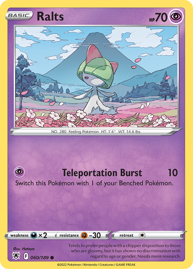 Ralts — illustrated card