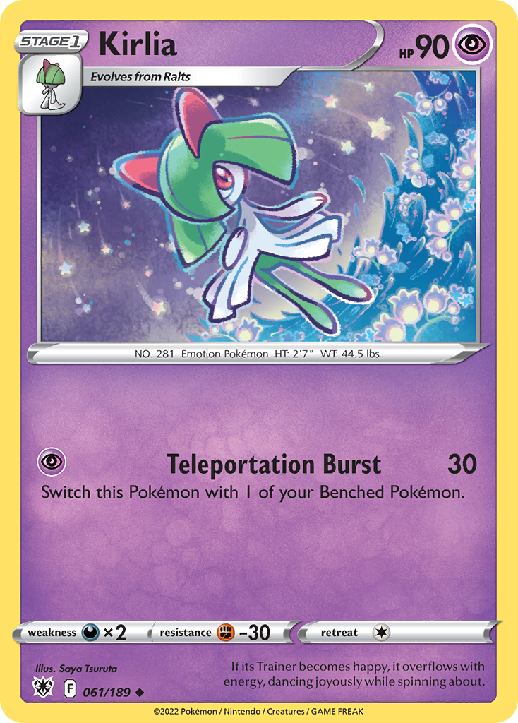 Kirlia — illustrated card