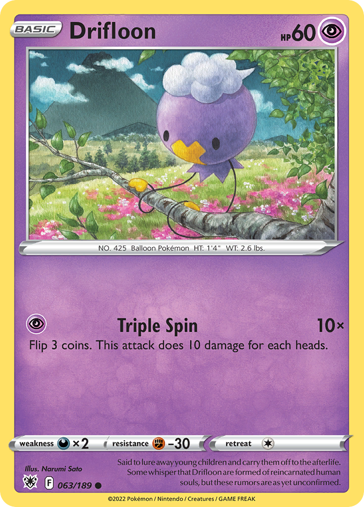 Drifloon — illustrated card