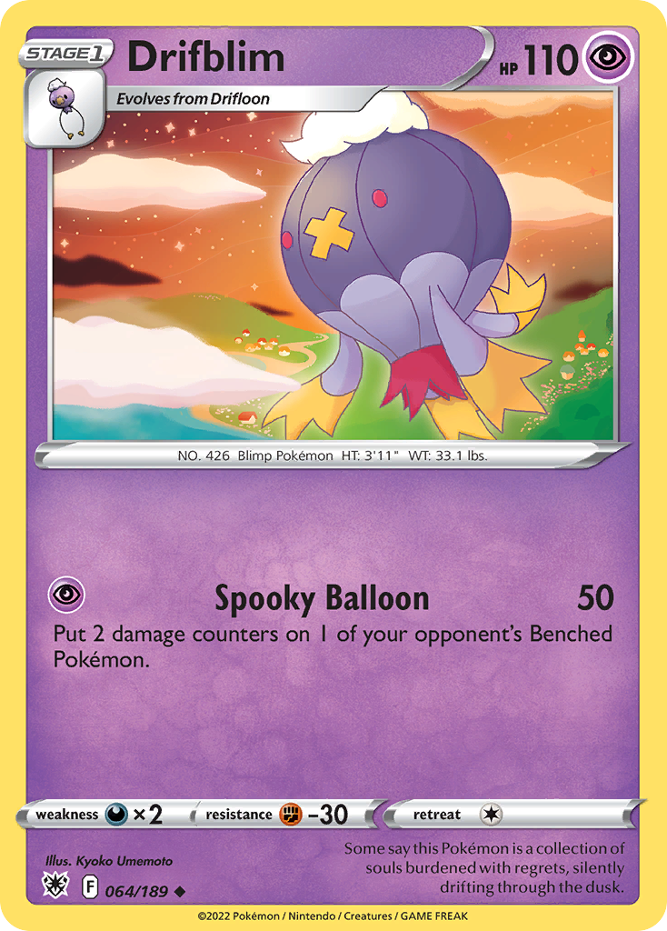 Drifblim — illustrated card