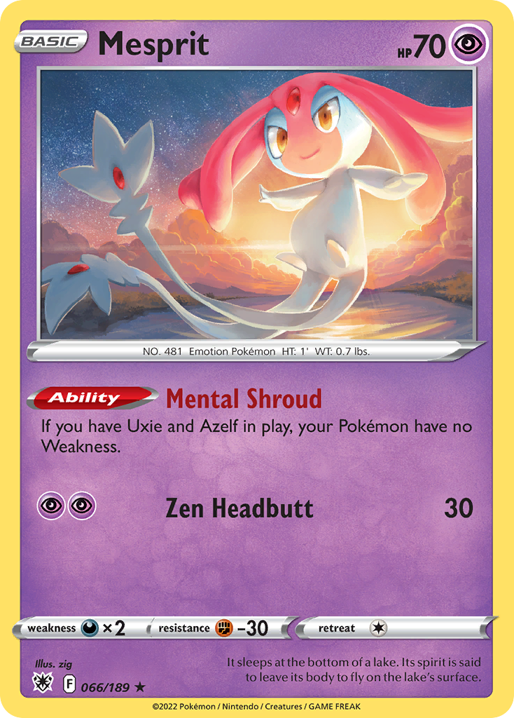 Mesprit — illustrated card