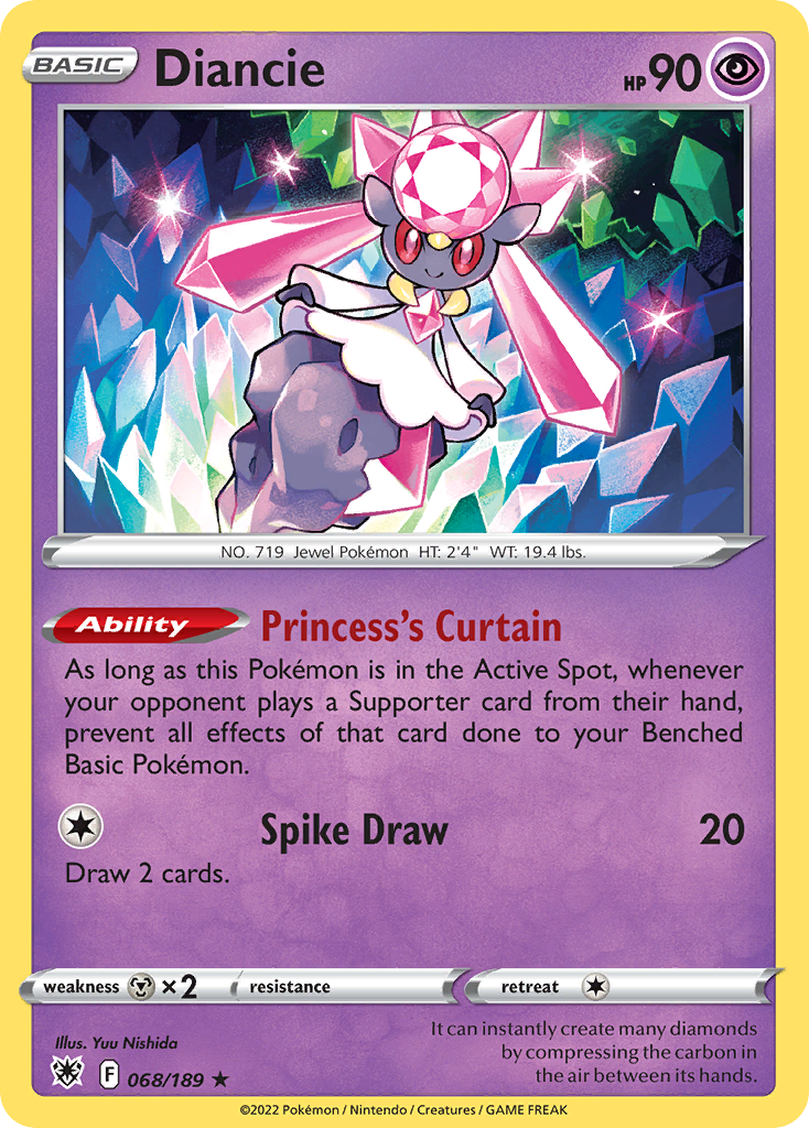 Diancie — illustrated card