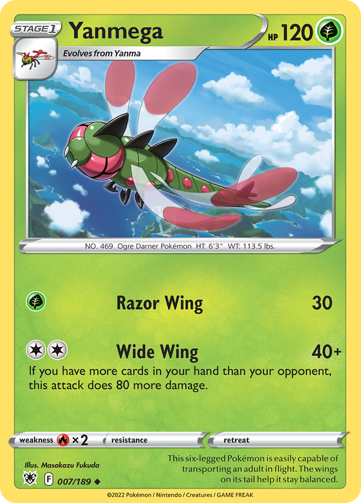 Yanmega — illustrated card