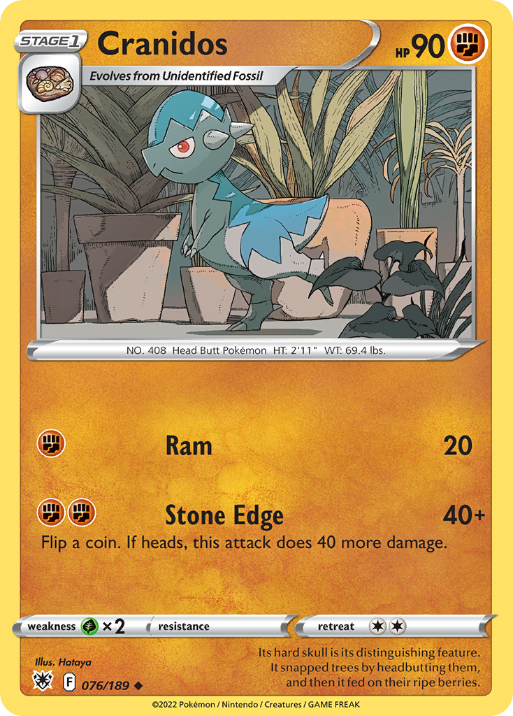 Cranidos — illustrated card