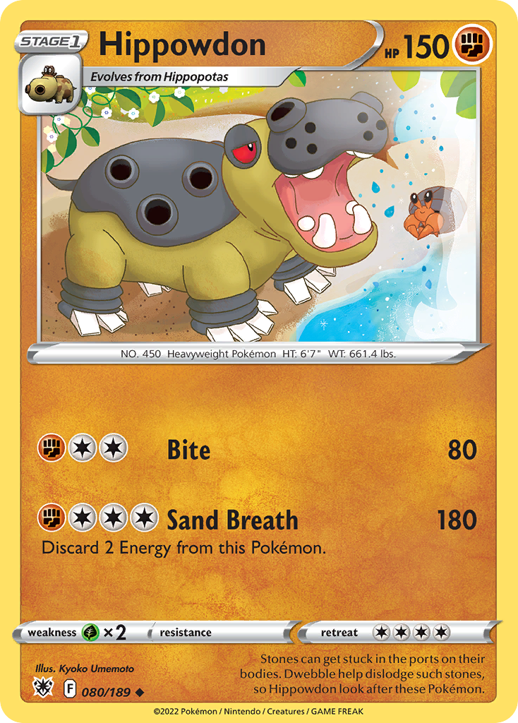 Hippowdon — illustrated card