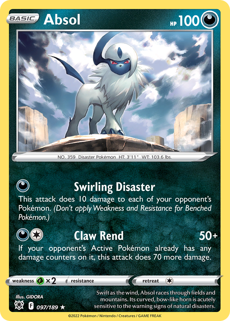 Absol — illustrated card