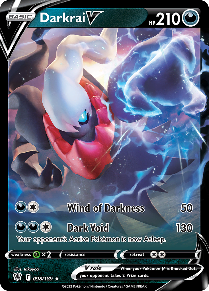 Darkrai V — illustrated card