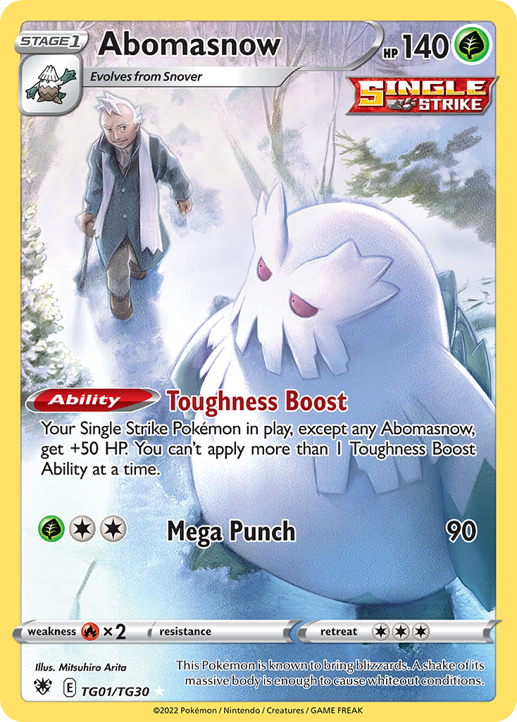 Abomasnow — illustrated card