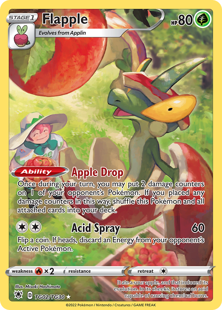 Flapple — illustrated card