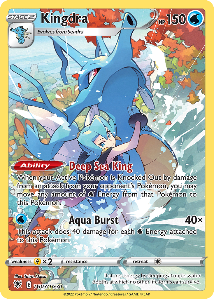 Kingdra — illustrated card