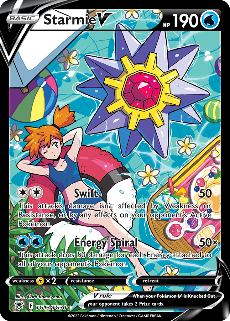 Starmie V — illustrated card