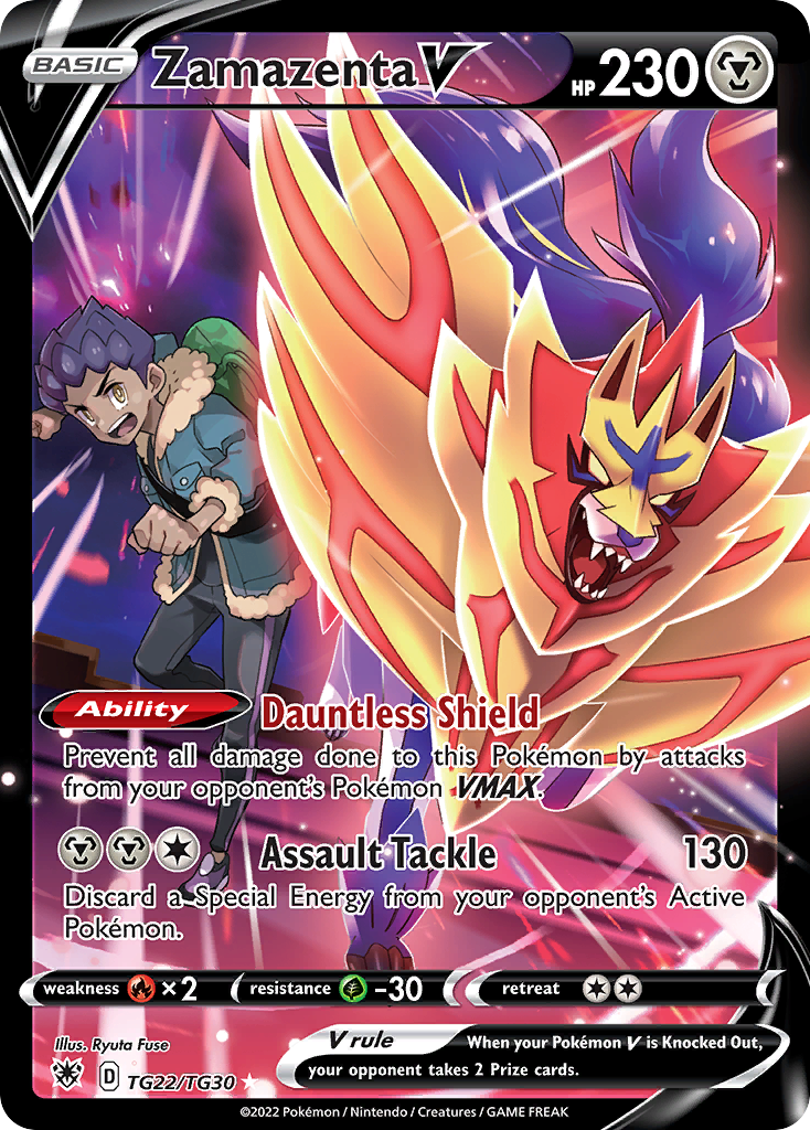 Zamazenta V — illustrated card