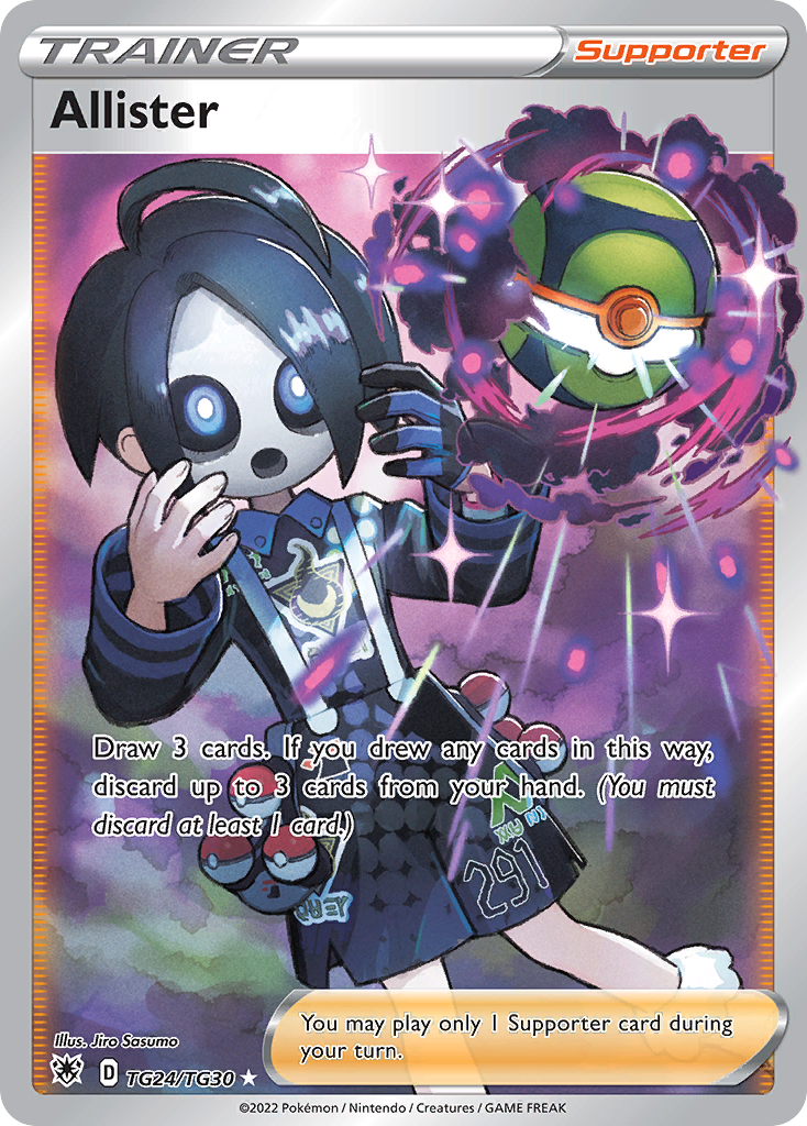 Allister — illustrated card