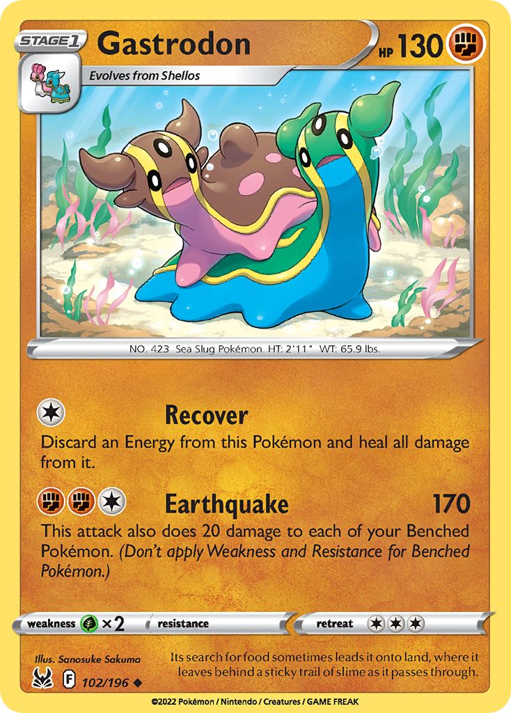 Gastrodon — illustrated card