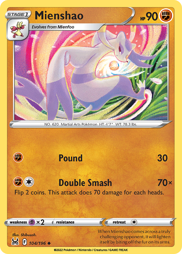 Mienshao — illustrated card