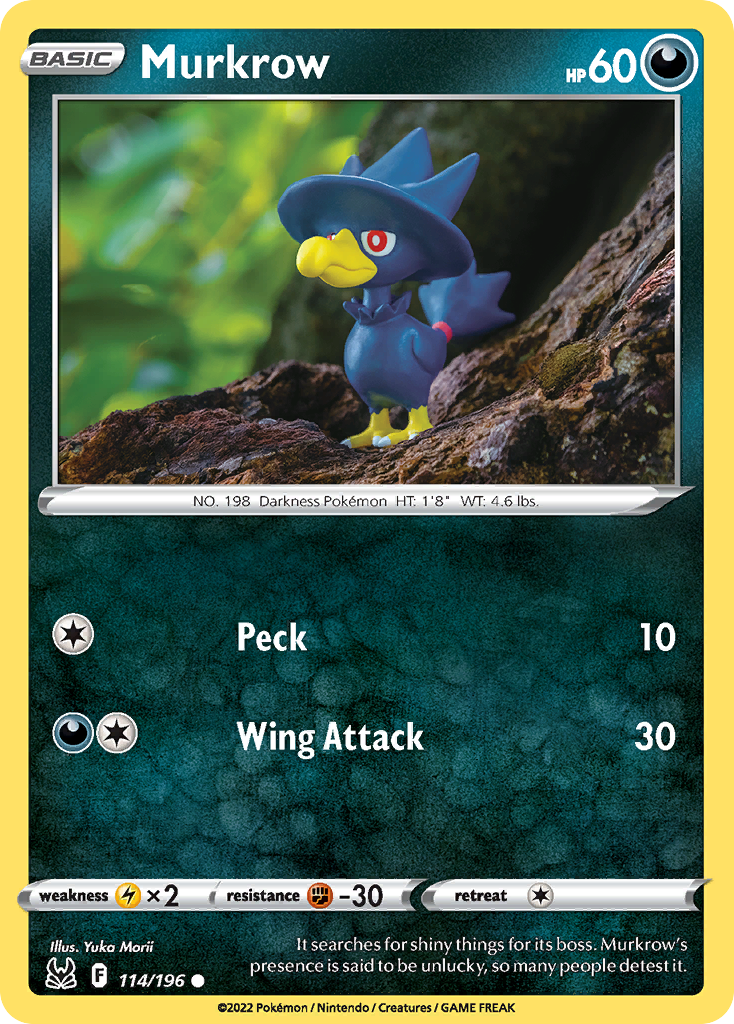 Murkrow — illustrated card