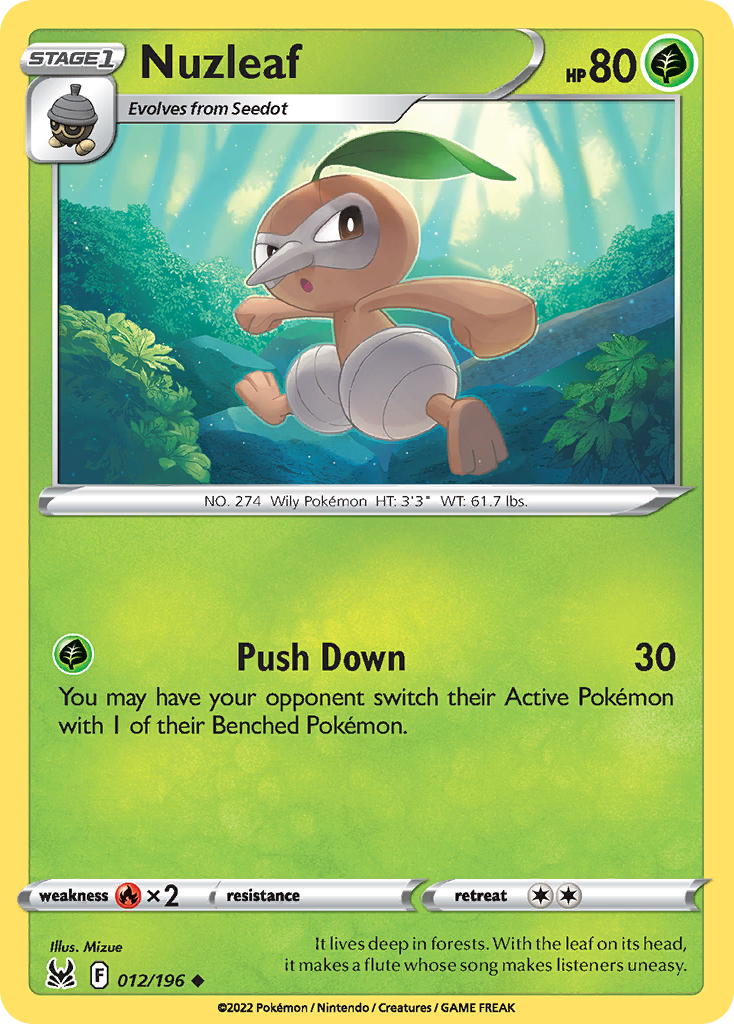 Nuzleaf — illustrated card