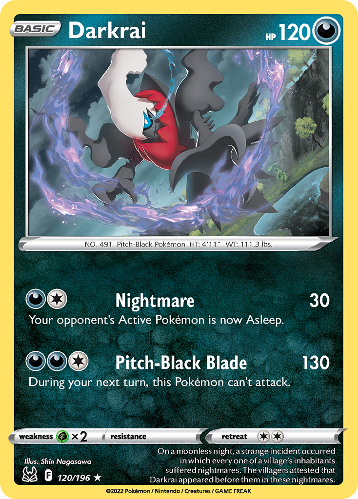 Darkrai — illustrated card