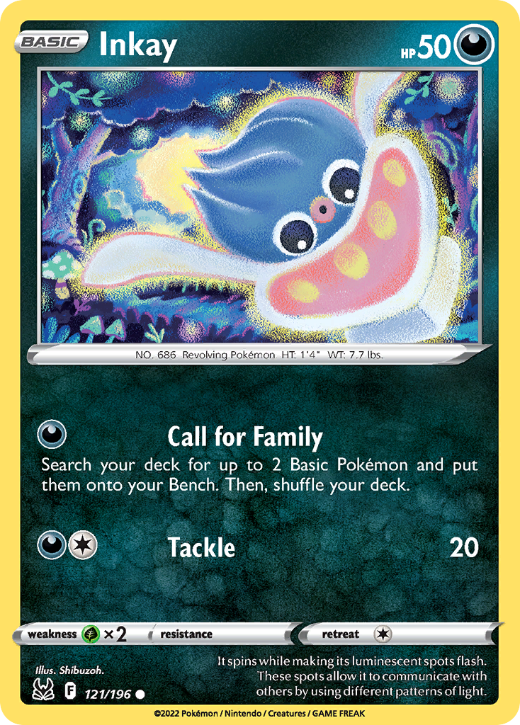 Inkay — illustrated card