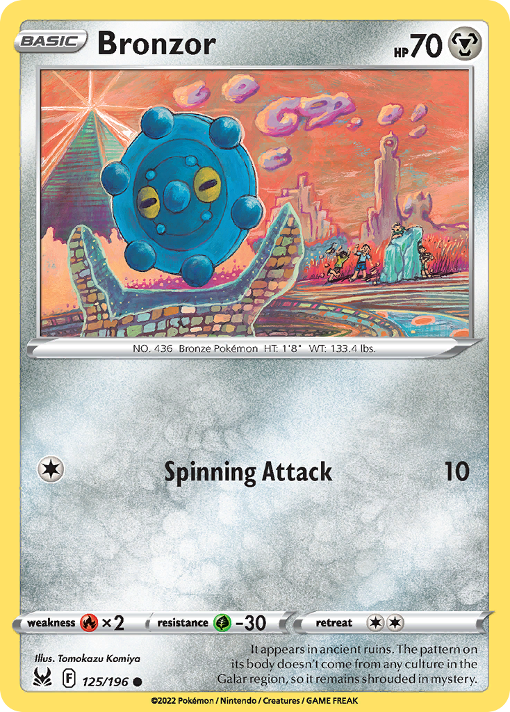 Bronzor — illustrated card