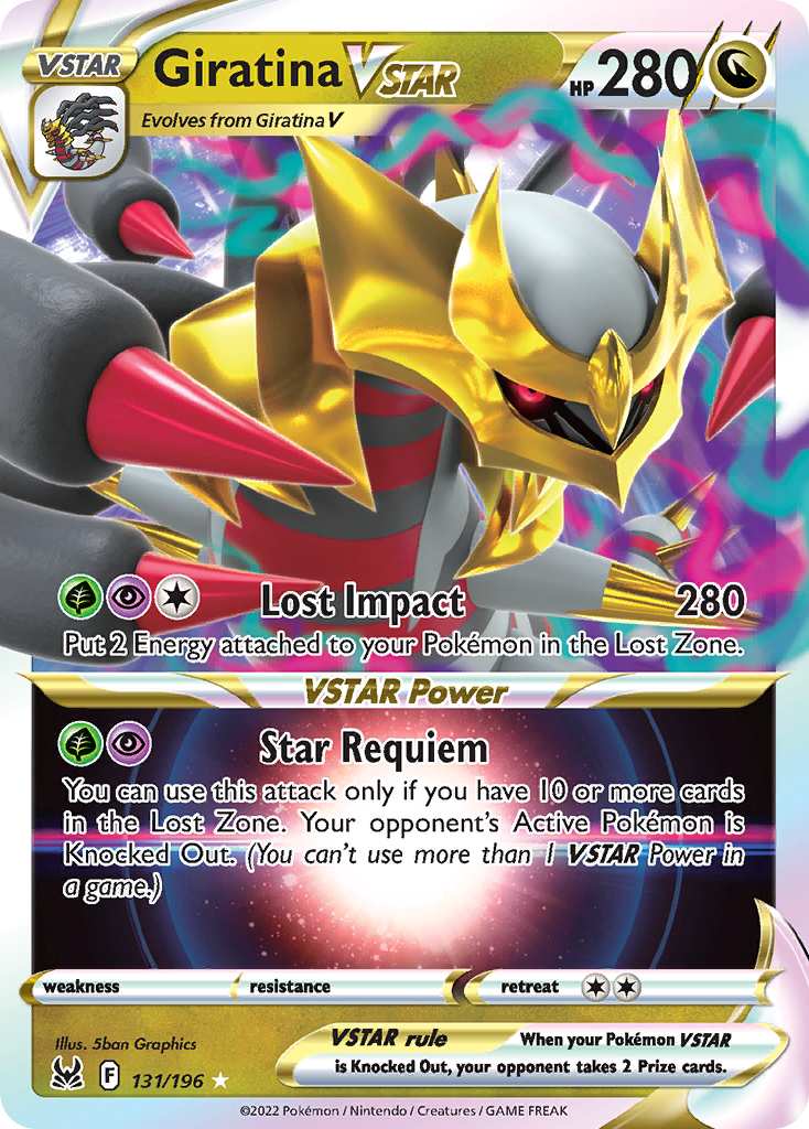 Giratina VSTAR — illustrated card