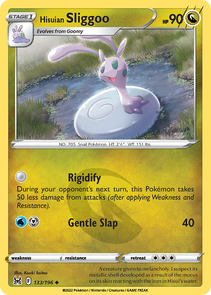 Hisuian Sliggoo — illustrated card