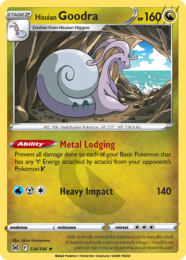 Hisuian Goodra — illustrated card
