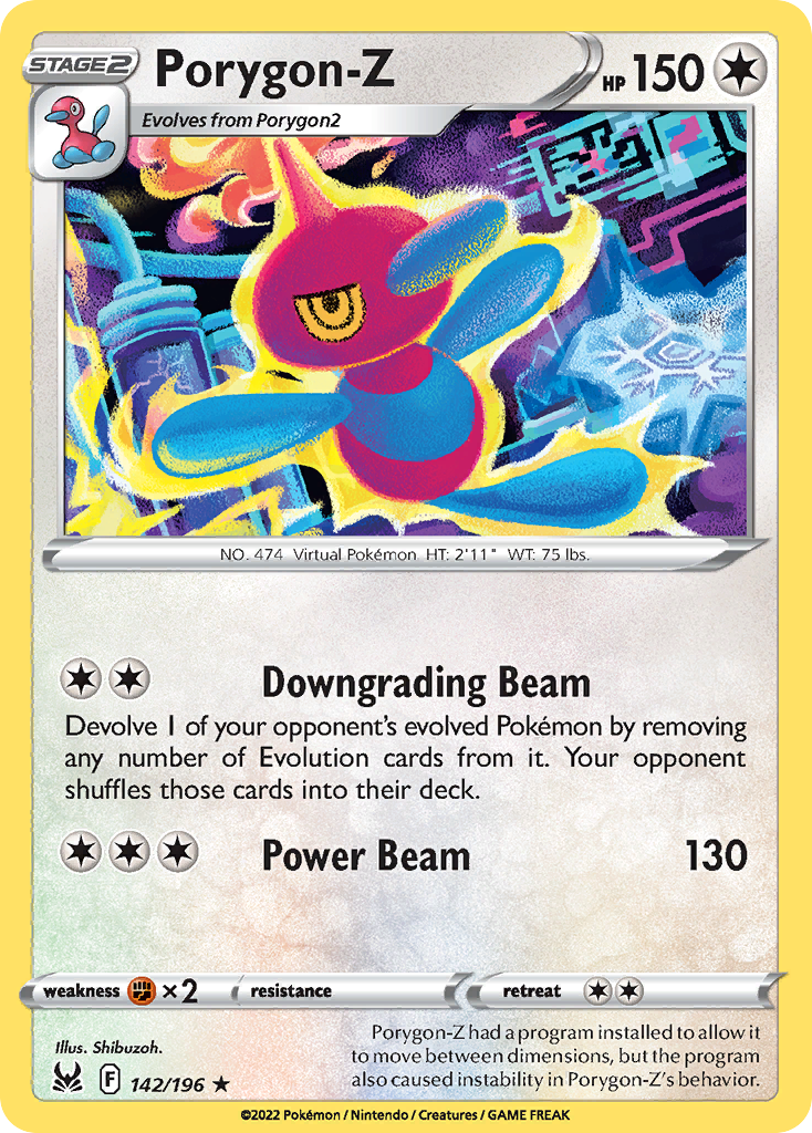 Porygon-Z — illustrated card