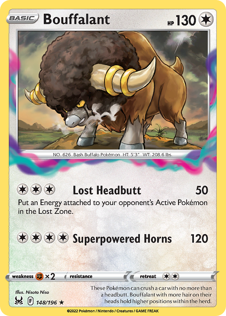 Bouffalant — illustrated card