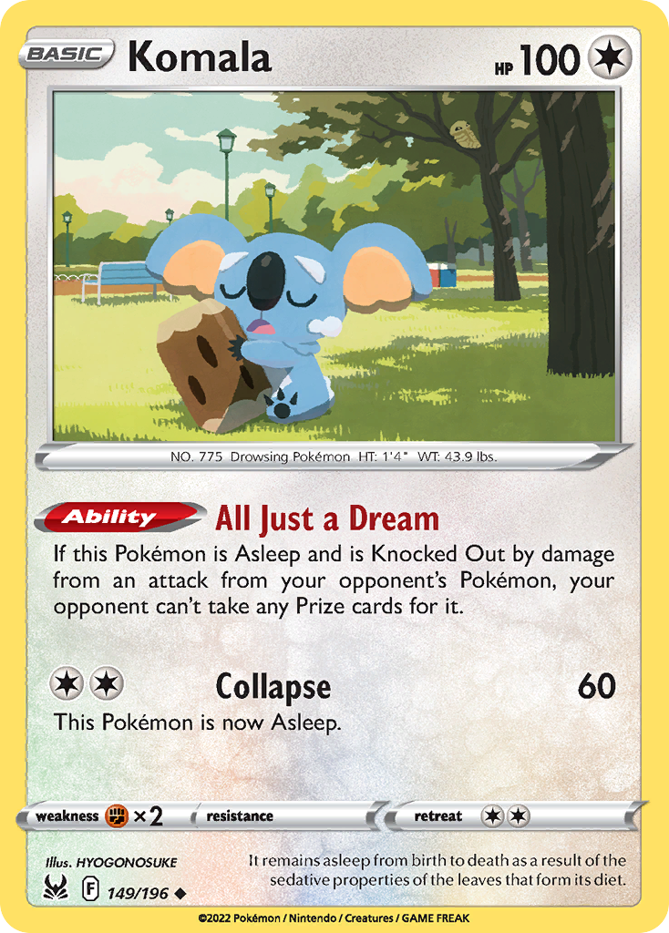 Komala — illustrated card