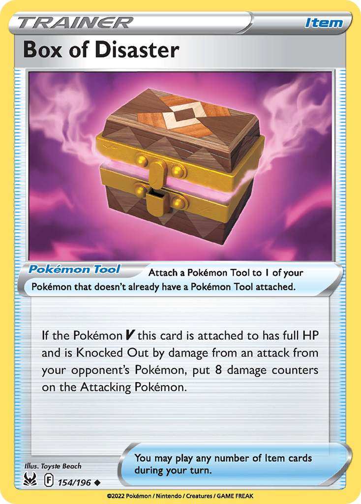 Box of Disaster — illustrated card