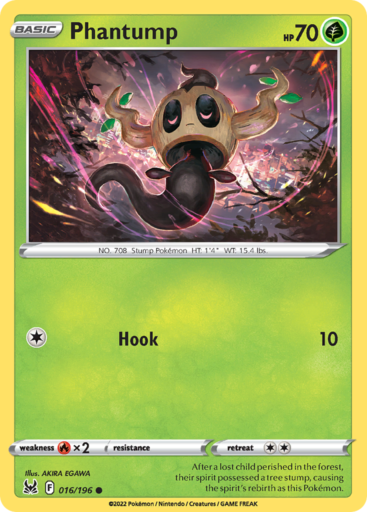 Phantump — illustrated card