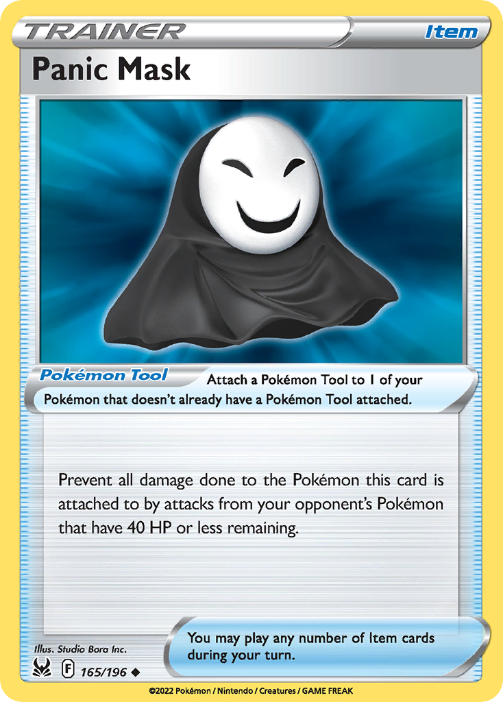 Panic Mask — illustrated card