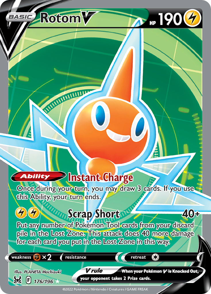 Rotom V — illustrated card