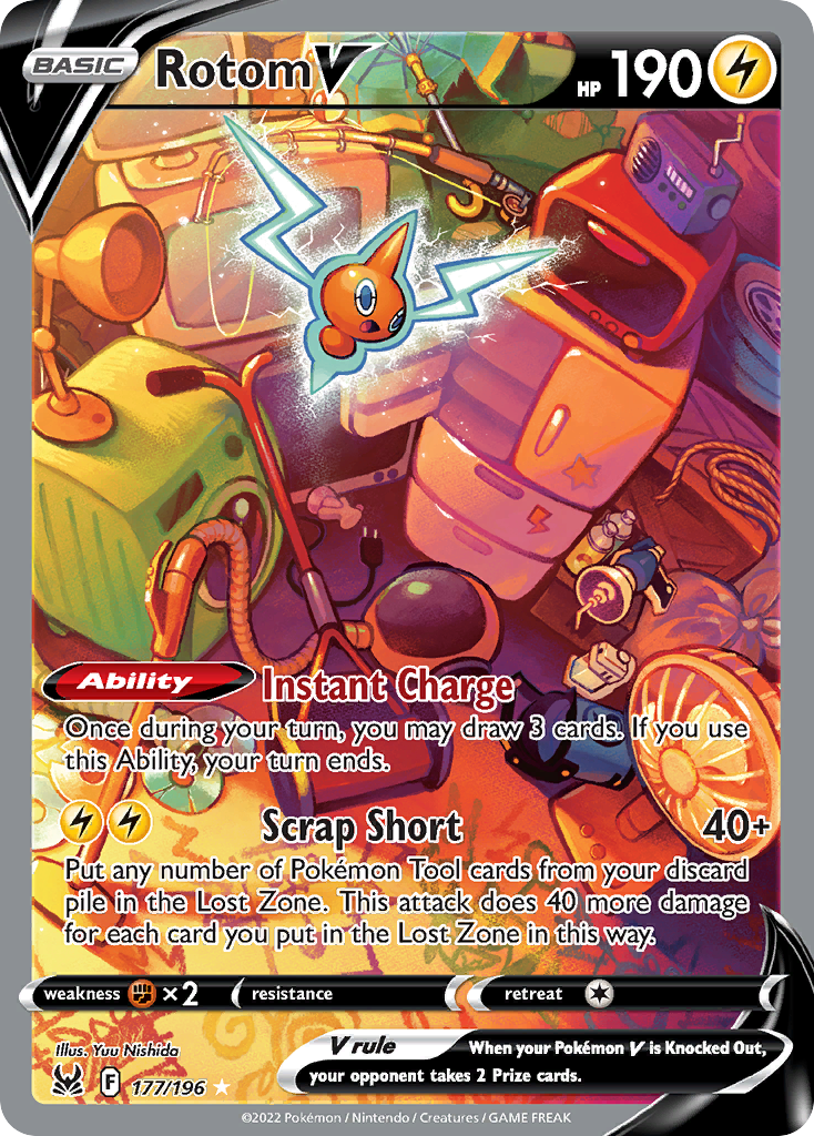 Rotom V — illustrated card