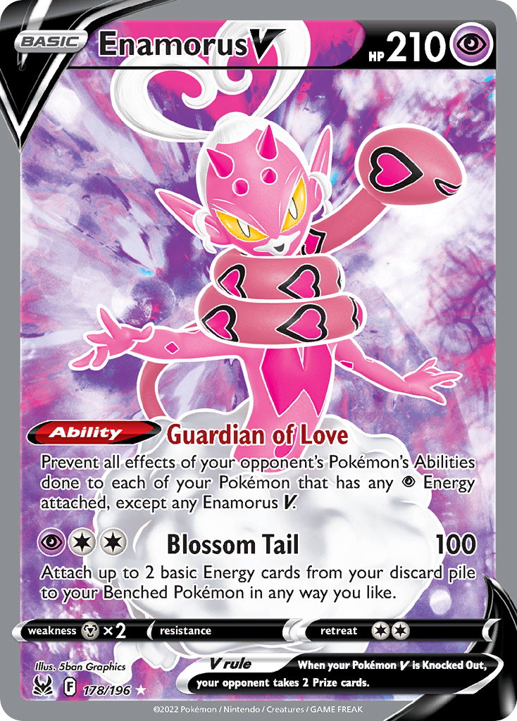 Enamorus V — illustrated card