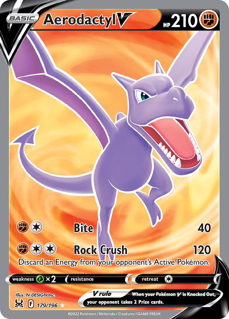 Aerodactyl V — illustrated card