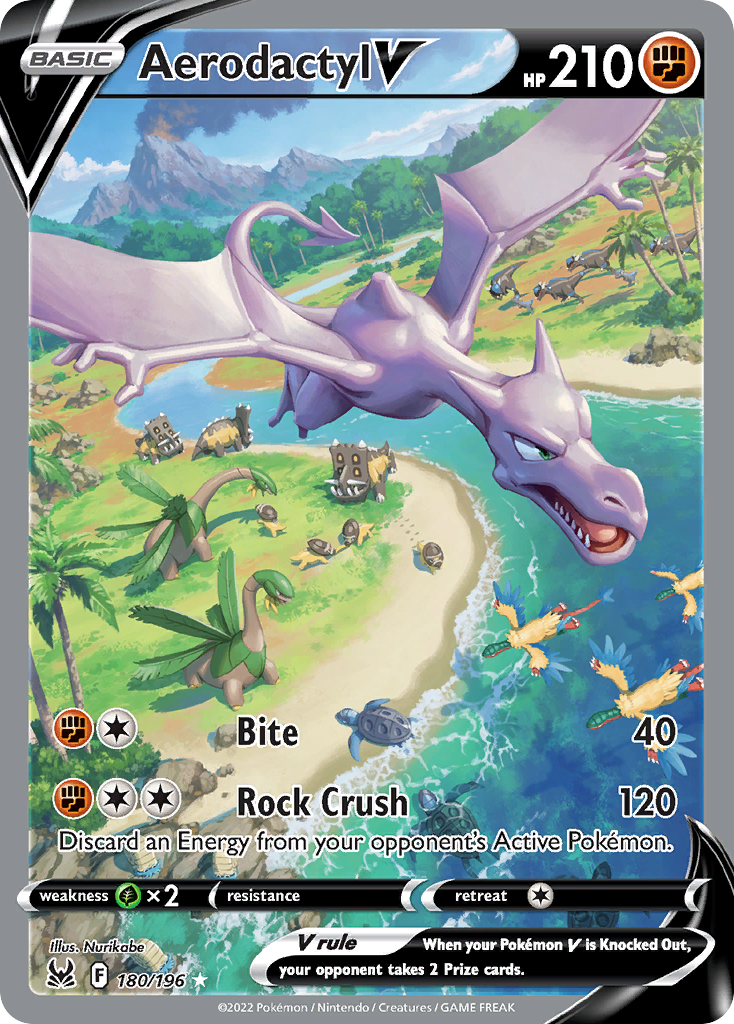 Aerodactyl V — illustrated card