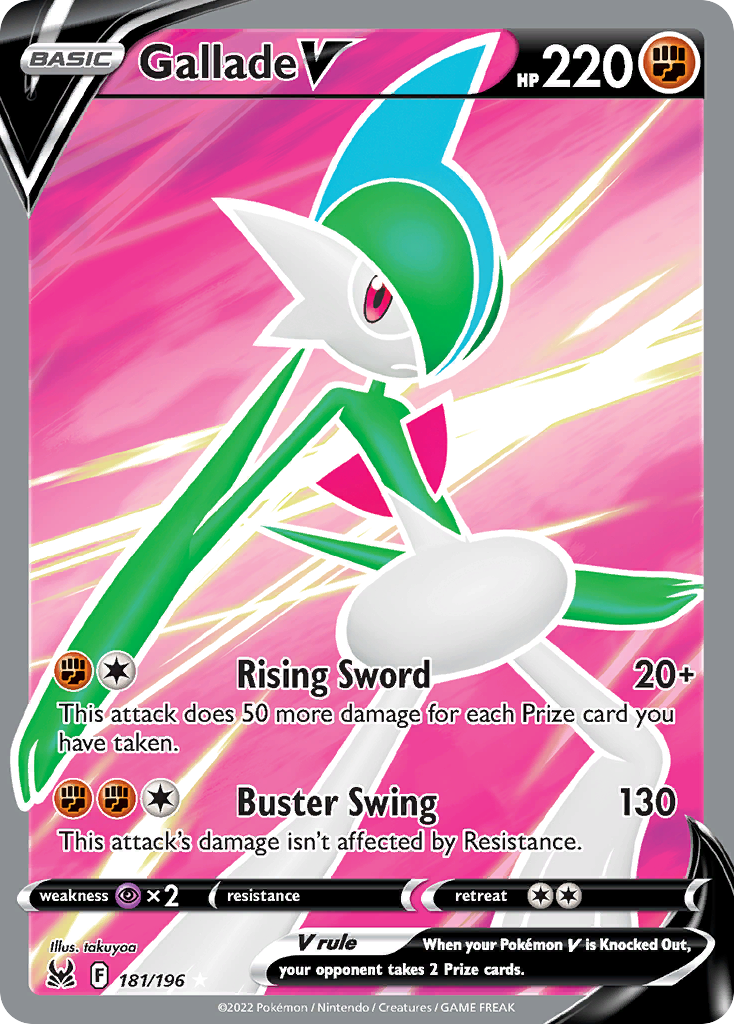 Gallade V — illustrated card