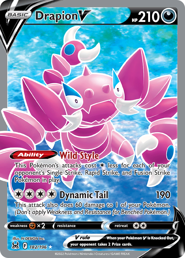 Drapion V — illustrated card