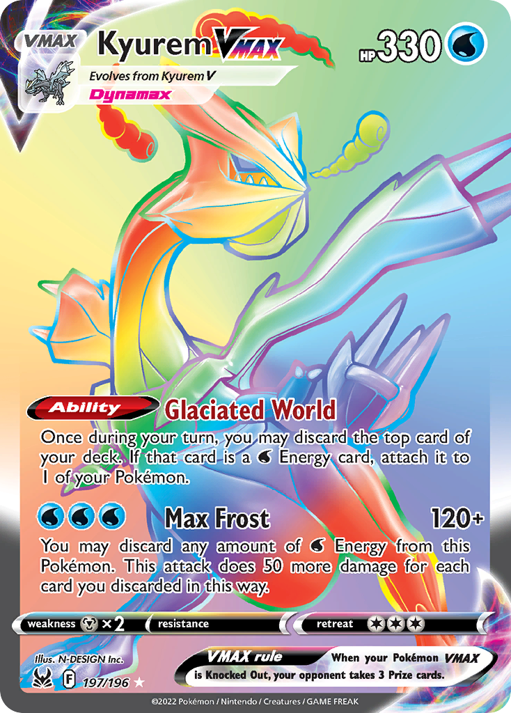 Kyurem VMAX — illustrated card