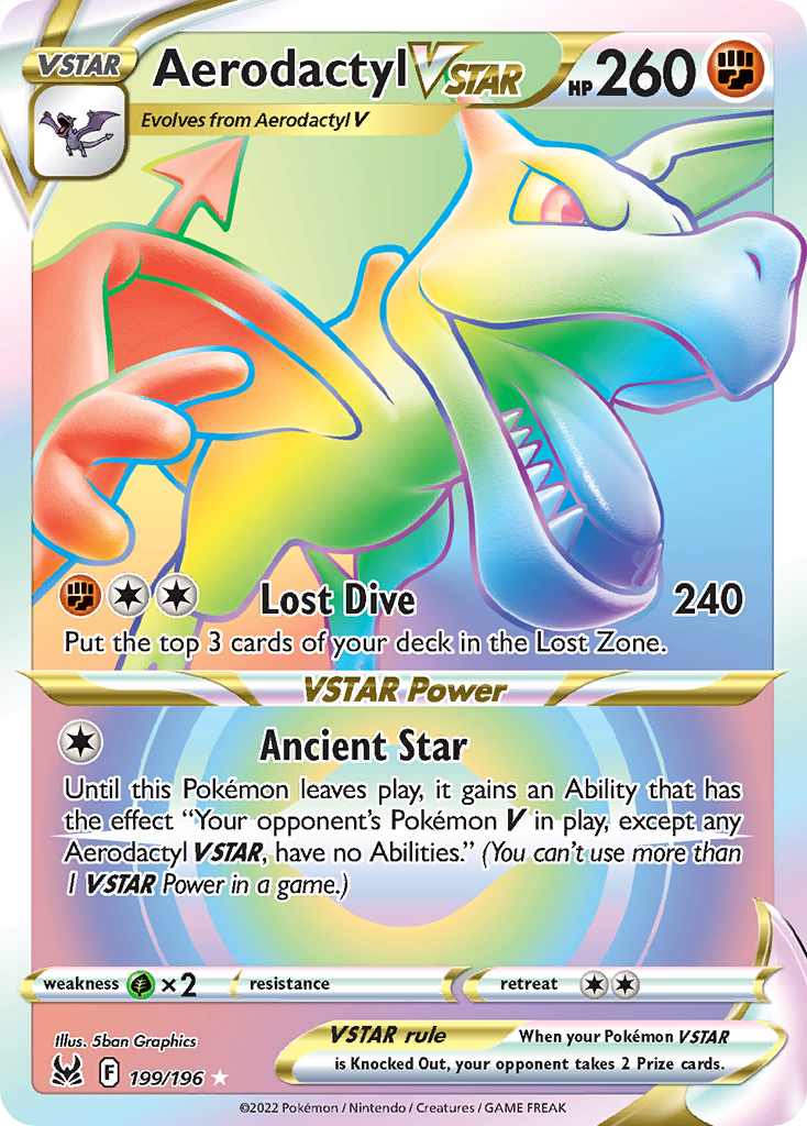 Aerodactyl VSTAR — illustrated card