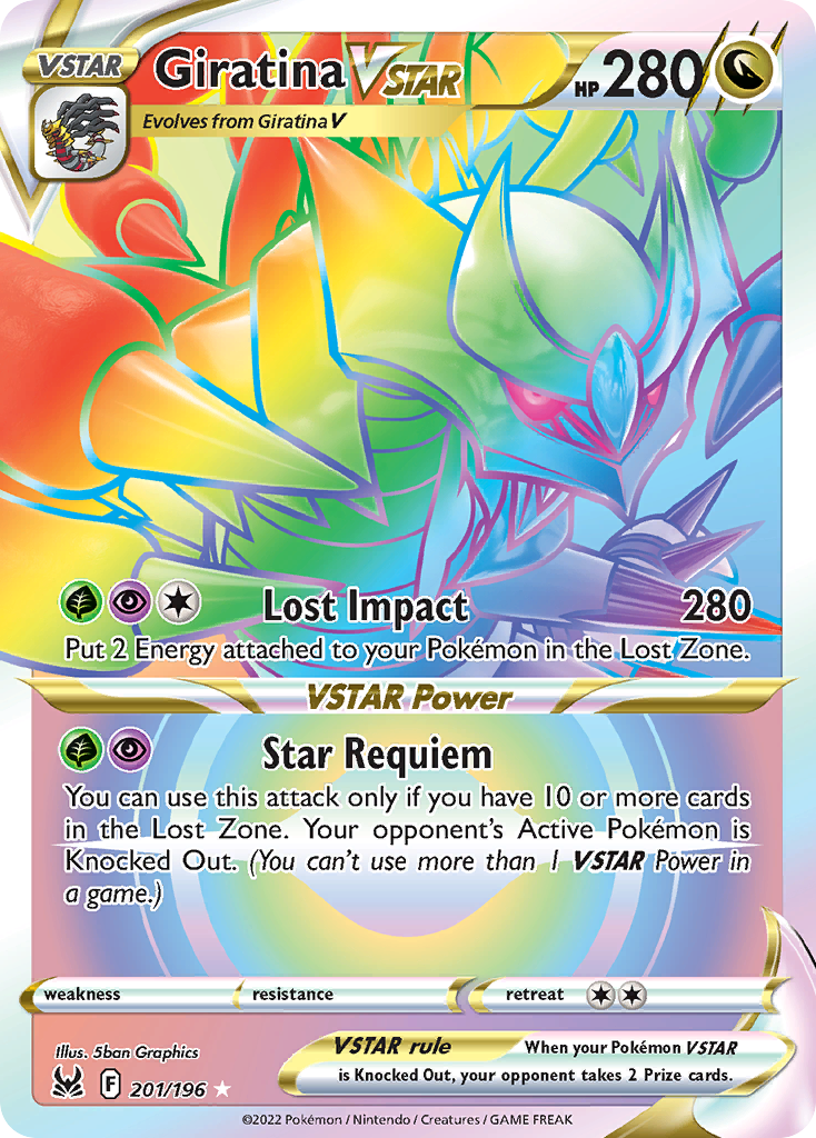 Giratina VSTAR — illustrated card