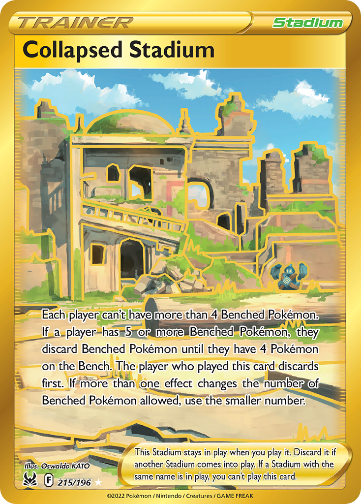 Collapsed Stadium — illustrated card