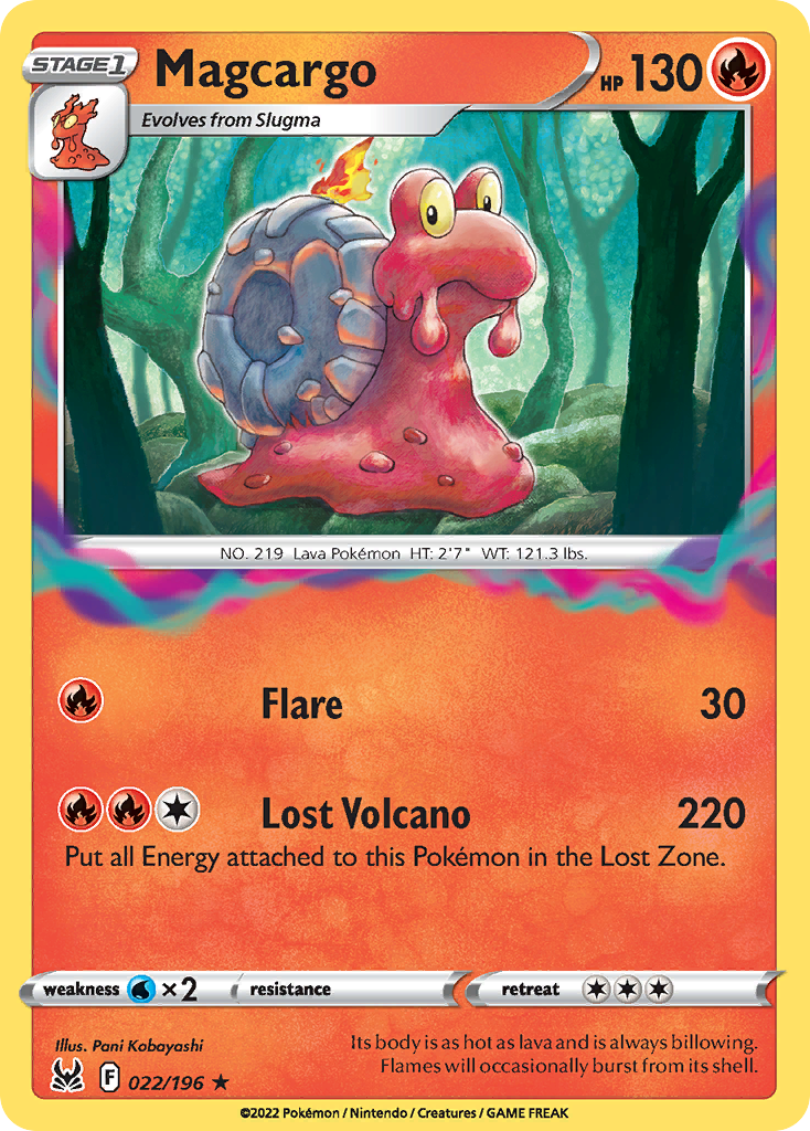 Magcargo — illustrated card