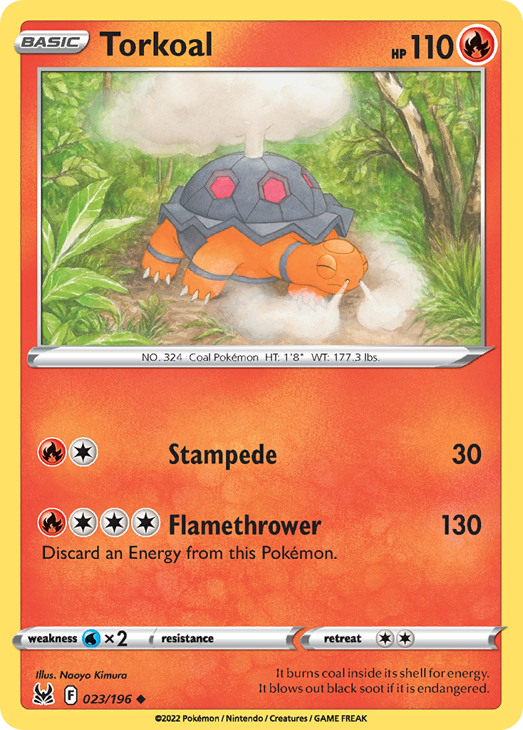 Torkoal — illustrated card