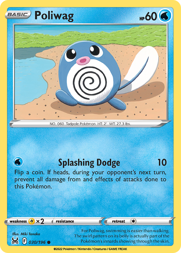 Poliwag — illustrated card