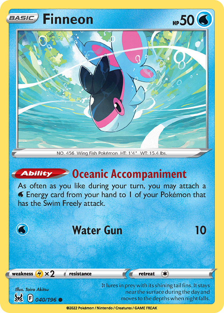 Finneon — illustrated card